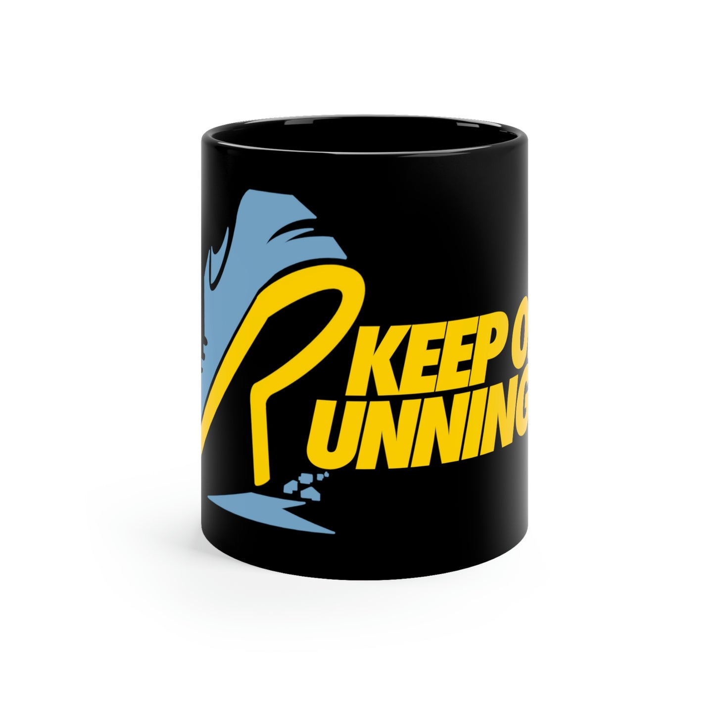 "Ray Avalos" KEEPONRUNNING Artist Collaboration Edition 11oz Black Mug