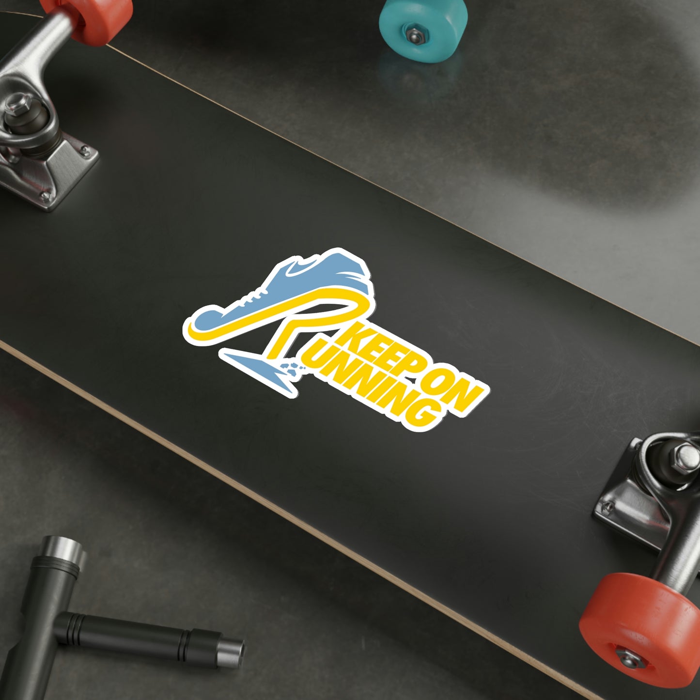 "Ray Avalos" KEEPONRUNNING Artist Collaboration Vinyl Die-Cut Stickers