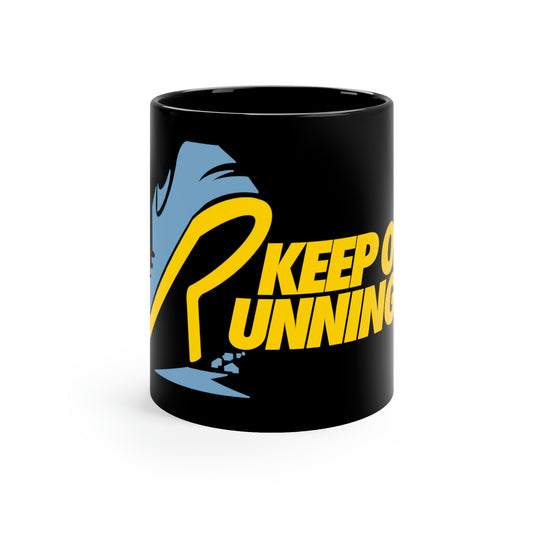 "Ray Avalos" KEEPONRUNNING Artist Collaboration Edition  11oz Black Mug