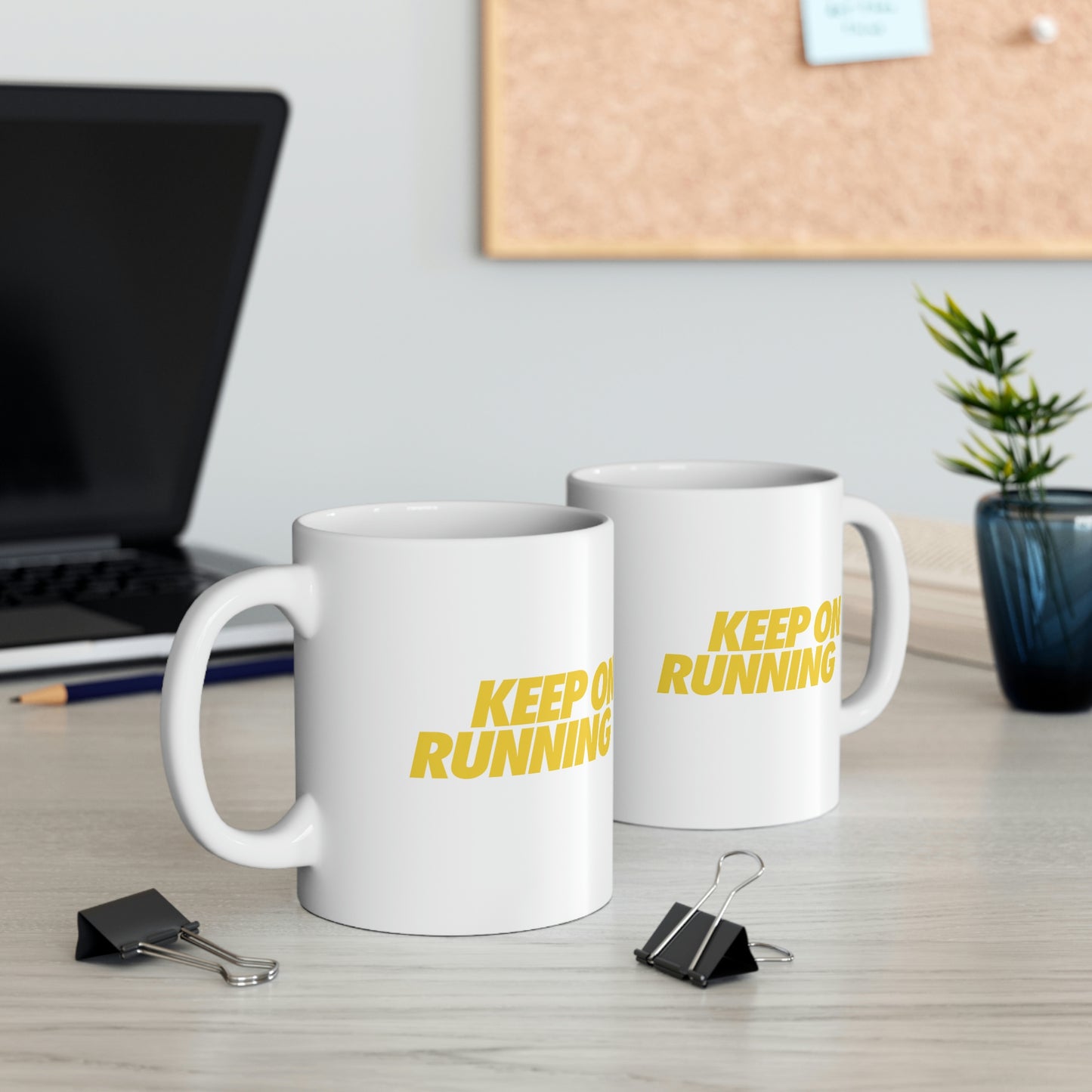 KEEPONRUNNING Ceramic Mug 11oz